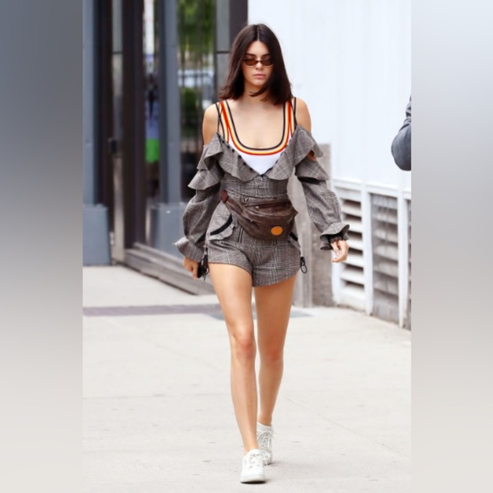 Self-Portrait Fall 2017 Romper Styled Colour-Stri… - image 1